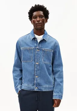 ARMEDANGELS ARMEDANGELS AASHTON DENIM JACKET Herren Jeansjacke aus recycelter Baumwolle – Produktbild 1 von 1