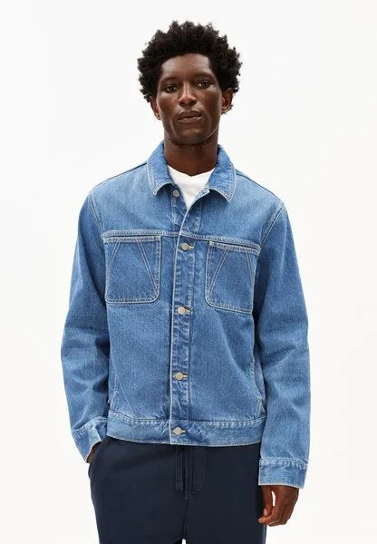 ARMEDANGELS ARMEDANGELS AASHTON DENIM JACKET Herren Jeansjacke aus recycelter Baumwolle, Vorma, – Produktbild 1 von 4