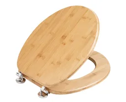 Wenko Wenko WC-Sitz Toilettensitz aus FSC-zertifiziertem Bambus WC-Sitz Rostfrei, passt auf alle handelsüblichen WCs & rostfreien Edelstahlscharniere – Produktbild 1 von 1