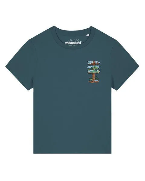 watapparel watapparel T-Shirt Frauen Adventure is everywhere, Stargazer, – Produktbild 1 von 2