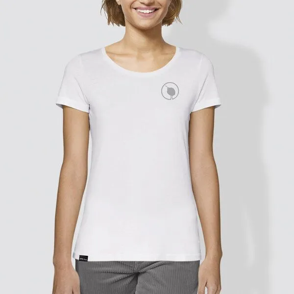 little kiwi little kiwi Damen T-Shirt, Modal, „Kleiner Kiwi", Weiß-white, – Produktbild 1 von 2