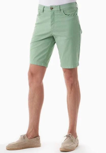 ORGANICATION ORGANICATION Regular-Fit Shorts aus Bio-Baumwolle, Matcha green, – Produktbild 4 von 4