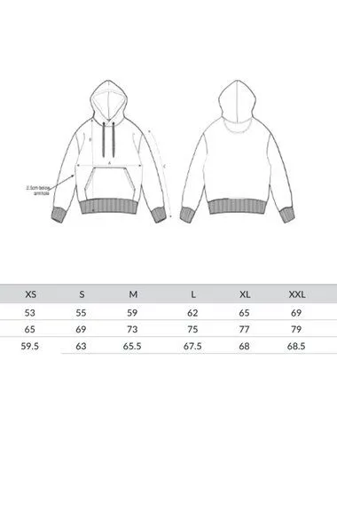 Life-Tree Life-Tree Hoodie aus Biobaumwolle Fairwear "WoodenIris" in Burgund Rot, Blau, – Produktbild 5 von 8