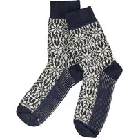 hirsch natur Damen und Herren Socken Norweger Bio-Schurwolle Stern marine-natur Gr. 38-39 – Produktbild 1 von 1