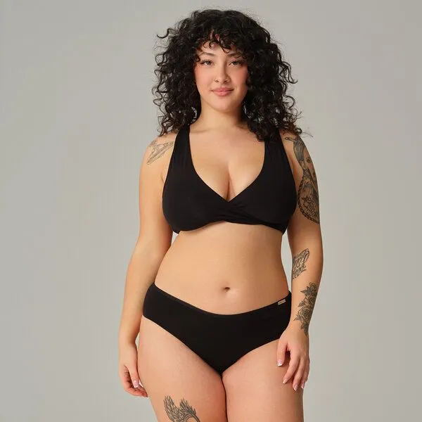 comazo|earth comazo|earth Fairtrade Still-Bustier | GOTS zertifiziert, Schwarz, – Produktbild 1 von 4