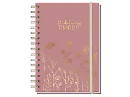 Häfft Häfft Wochenkalender Lieblings-Timer 2027, fine flowers rosé – Produktbild 1 von 1