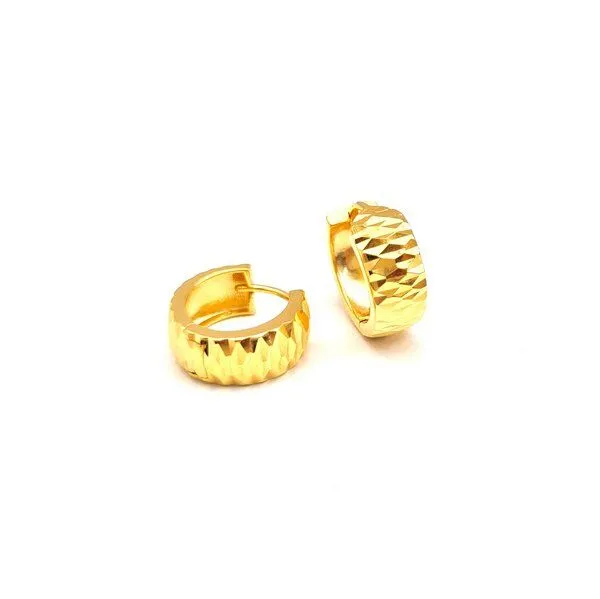 MOANINA MOANINA Ohrringe Hoops Camila - 925 Silber/18k Gold Vermeil, Gold, – Produktbild 2 von 3