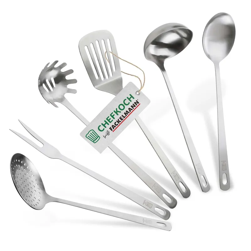 Chefkoch trifft Fackelmann Chefkoch trifft Fackelmann Küchenhelfer-Set Berlin, Edelstahl, 6-tlg. – Produktbild 1 von 3
