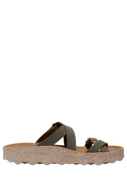 ASPORTUGUESAS ASPORTUGUESAS Damen Sandale Capri, Khaki, – Produktbild 3 von 4