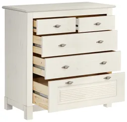 OTTO home Schubkastenkommode Rauna, aus massiver Kiefer mit 5 Schubladen, Breite 96 cm – Produktbild 1 von 1