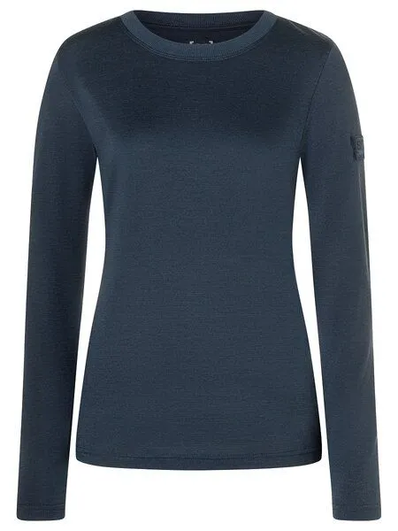Super.Natural Super.Natural W CASUAL RIB BIO J LS für Damen, Merino, Blueberry, – Produktbild 2 von 4