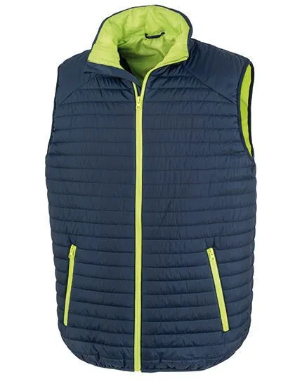 Result Genuine Recycled Result Genuine Recycled Bodywarmer Weste Neonfarben Mehrfarbig bis Größe 3XL, Navy/lime, – Produktbild 2 von 3