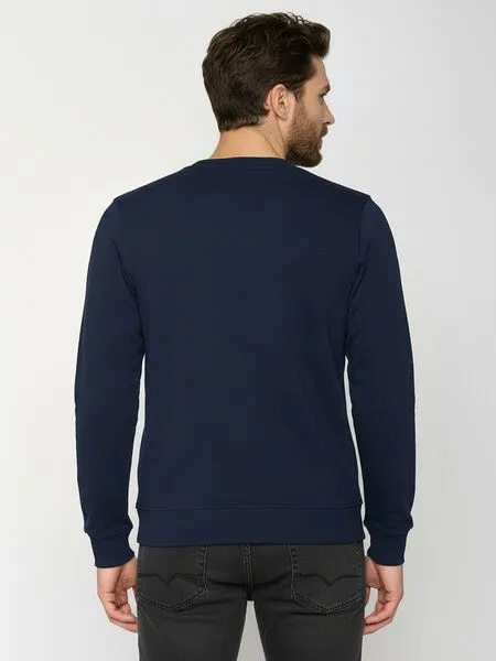 GreenBomb GREENBOMB Sweat-Pullover Basic Wild, Navy, – Produktbild 4 von 4
