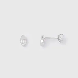 fejn jewelry fejn jewelry Ohrstecker 'pavé double' - mit Zirkonia – Produktbild 1 von 1