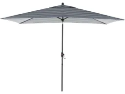 Doppler doppler Sonnenschirm "myZone Auto Tilt" 300 x 200 cm, HV, Blockstreifen anthrazit – Produktbild 1 von 1