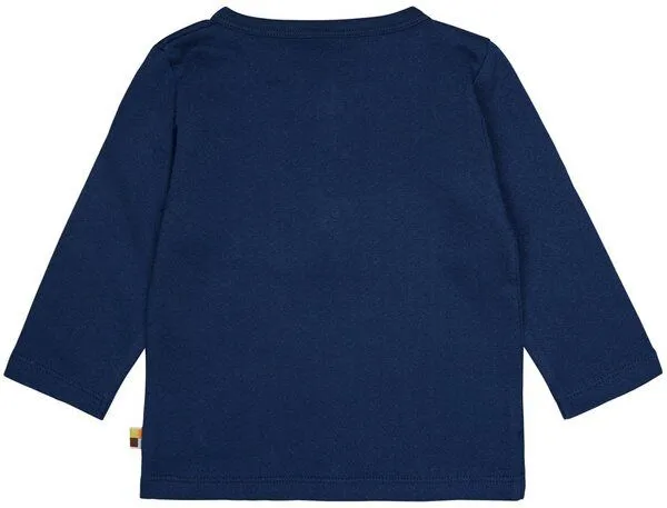 loud + proud loud + proud Babys & Kinder Shirt aus Musseline Jersey, GOTS-zertifiziert, Ultramarine(blau), – Produktbild 1 von 1