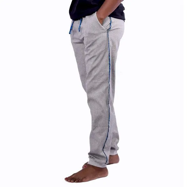 Africulture Africulture Jogging Hose "Kitenge Fusion", Grau, – Produktbild 1 von 3
