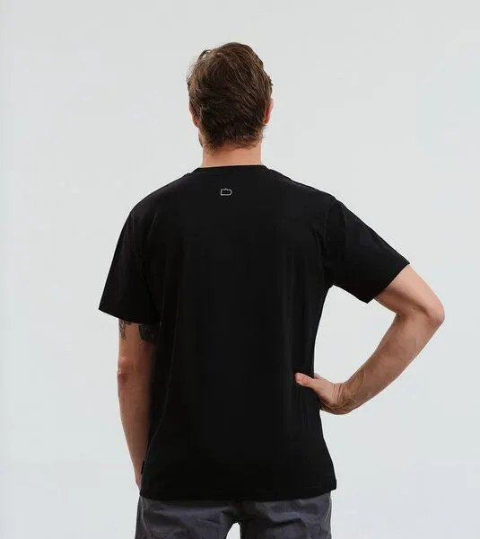 Gary Mash GARY MASH Herren Basic T-Shirt aus Biobaumwolle, Schwarz, – Produktbild 4 von 4