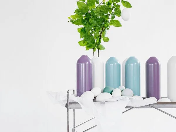 werkvoll by Lena Peter werkvoll by Lena Peter Recycling Feuerlöscher Kerzenhalter/Vase FIRE - farbig, Pastellviolett, – Produktbild 4 von 4