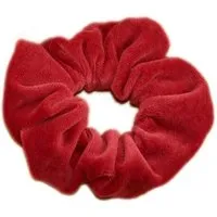 Frija Omina Frija Omina Scrunchies Nickisamt einzeln - Haargummi, Dahlie (rot), – Produktbild 1 von 1