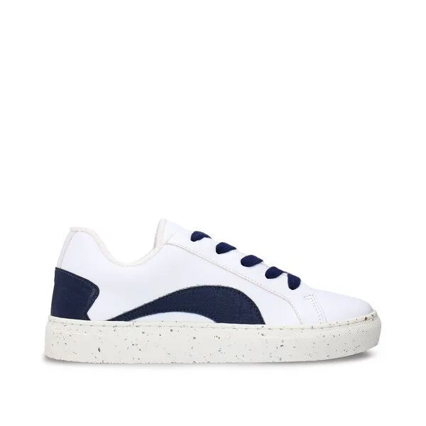 Nae Vegan Shoes Nae Vegan Shoes NAE - Berlin Low Top Sneaker aus Apfelleder und Piñatex, Blue, – Produktbild 1 von 4