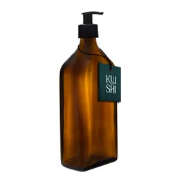 Kuishi Bernsteinfarbener rechteckiger Seifenspender – Produktbild 1 von 1