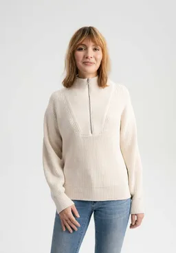 MELA MELA Rippstrick Troyer Style KIMAYA aus 100% Bio-Baumwolle – Produktbild 1 von 1