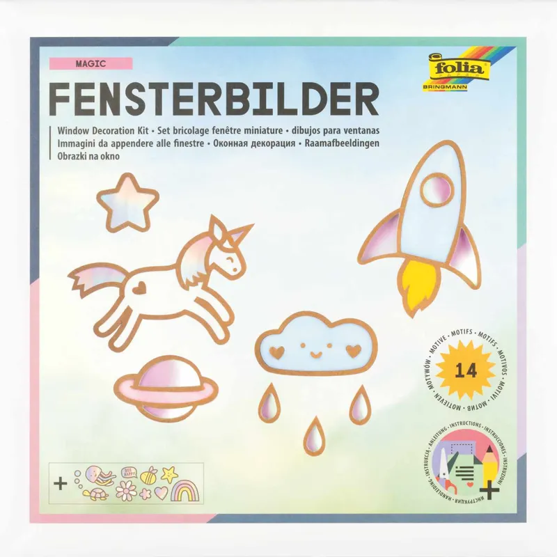 folia folia Fensterbilder MAGIC 14 Motive – Produktbild 1 von 1