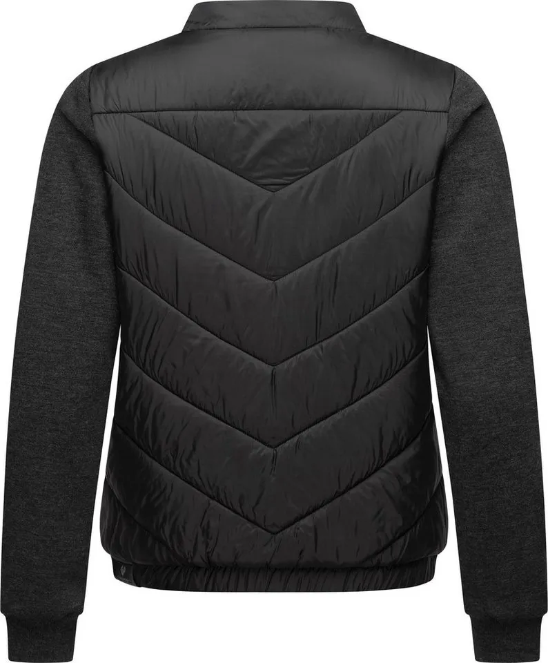 ragwear ragwear Outdoorjacke Zabava Leichte gesteppte Übergangsjacke mit weichen Ärmeln, Schwarz, – Produktbild 4 von 5