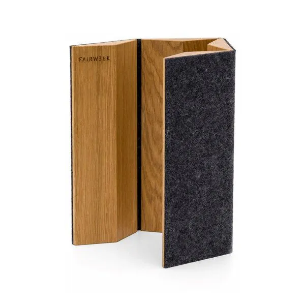 fairwerk fairwerk Weinregal Weinberg aus Eichenholz und Violan®, Anthrazit, – Produktbild 1 von 1