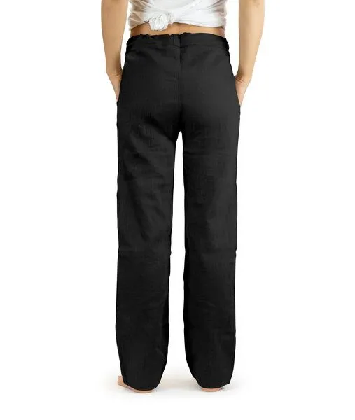SCHAZAD Leinenhose ESSENTIAL von SCHAZAD, Schwarz, – Produktbild 3 von 4
