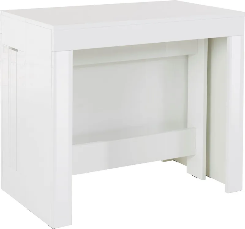 Home affaire Esstisch Praktika, Küchentisch, Wohnzimmertisch, Speisetisch, mit Auszugsfunktion, ausziehbar von 50 cm auf 300 cm, Weiß, – Produktbild 1 von 5