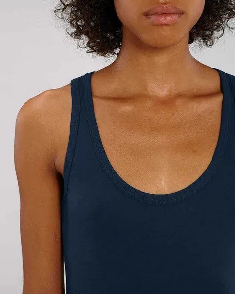 YTWOO YTWOO Damen Top aus Bio Baumwolle, nachhaltig & fair, viele Farben, Navyblau, – Produktbild 2 von 4