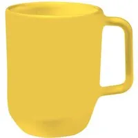 Keramiktasse "Bold" 400 ml, dark yellow – Produktbild 1 von 1