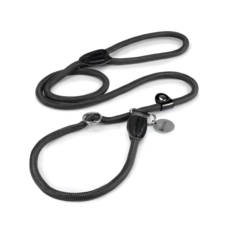 Lionto Lionto Retrieverleine, Hundeleine, Führleine schwarz 1,2 m, Schwarz, – Produktbild 1 von 2