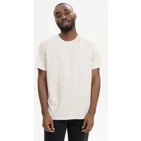 MELA MELA Bio-Herren-T-Shirt "SADHIL" mit Feinripp-Rundhalsausschnitt, cream melange, Gr. L – Produktbild 1 von 1