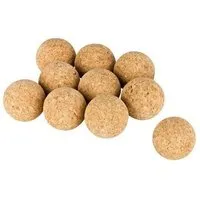 Kork Deko Kork-Deko Kickerbälle 35 mm aus Kork | 10er-Set | natürlicher Kork, Durchmesser = 3,5 cm – Produktbild 1 von 1