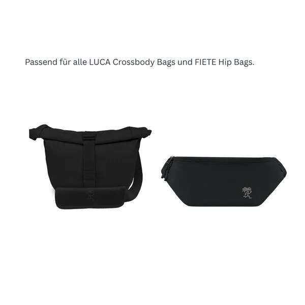 FUCHS & REBELL FUCHS & REBELL Schulterpolster für Crossbody Bags LUCA & FIETE, Schwarz, – Produktbild 4 von 4