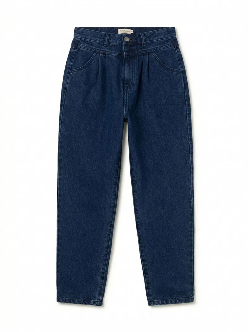 TWOTHIRDS TWOTHIRDS Damen vegan Jeans Kiritibati Mittelblau, Dunkelblau, – Produktbild 1 von 2