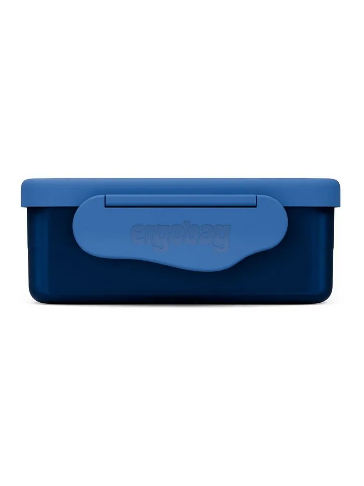 Ergobag Ergobag Lunchbox Edelstahl Brotdose, Edelstahl, (Edelstahl Brotdose, 3-tlg., 1x Brotdose, 1x Trennfach), spülmaschinengeeignet bis 45 Grad, Handwäsche empfohlen, Blau, – Produktbild 2 von 6