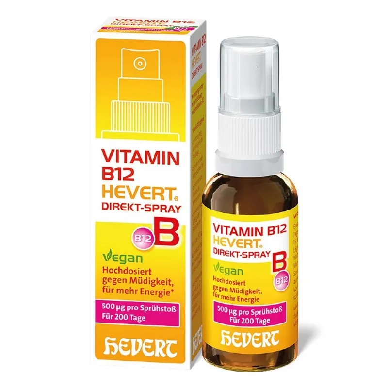 VITAMIN B HEVERT VITAMIN B HEVERT Vitamin B12 Hevert Direkt-Spray – Produktbild 1 von 1