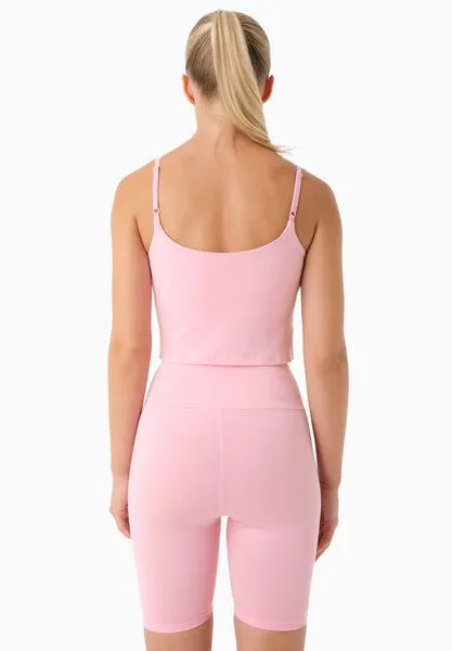 ORGANICATION ORGANICATION TARRA | Crop-Top aus Bio-Baumwolle, Rose, – Produktbild 3 von 4