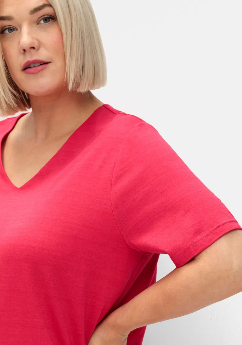 sheego T-Shirt sorbet pink, Sorbet pink, – Produktbild 2 von 2