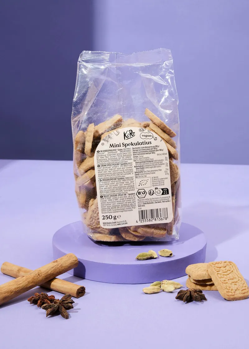 KoRo Bio Mini Spekulatius 250 g – Produktbild 2 von 5