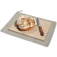Side by Side Gerilltes Brotschneidebrett + Brotbeutel (side by side) – Produktbild 1 von 1