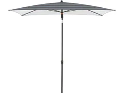 Doppler doppler Sonnenschirm "myZone" 190 x 125 cm, Blockstreifen anthrazit – Produktbild 1 von 1