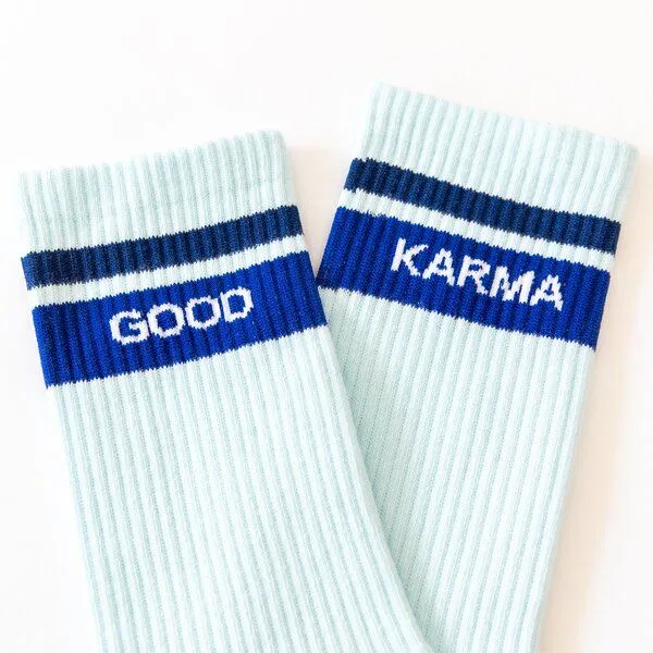 Divasya Divasya Socken mit Yoga Motiv | Good Karma – Produktbild 1 von 4