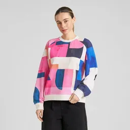 Dedicated DEDICATED Ystad Abstract Blocks Sweatshirt – Produktbild 1 von 1