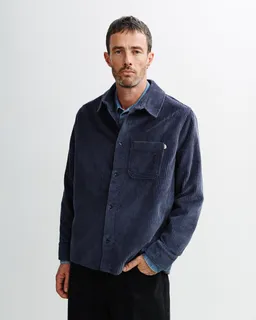 Rotholz Rotholz Herren vegan Hemd Aus Cord Aschblau – Produktbild 1 von 1