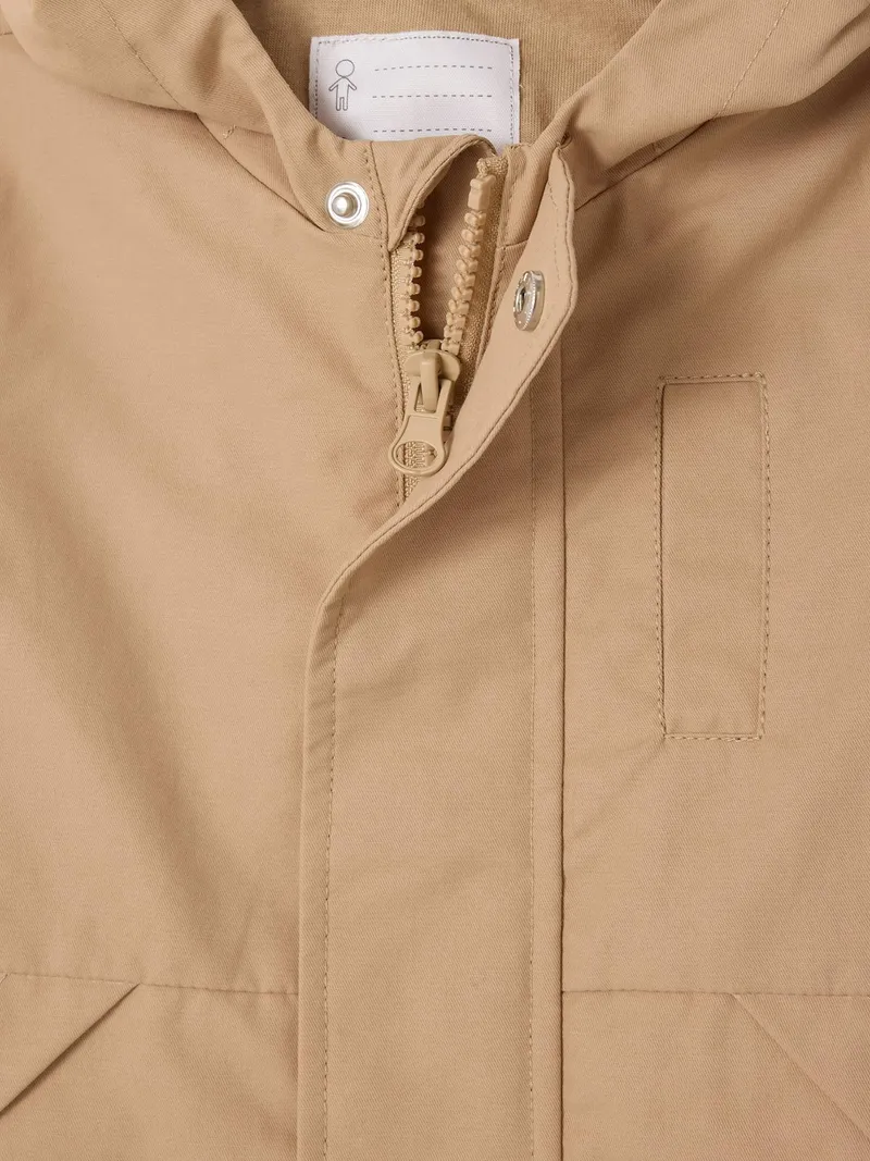 Vertbaudet Baby Parka mit Kapuze pekannuss, Pekannuss, – Produktbild 2 von 2